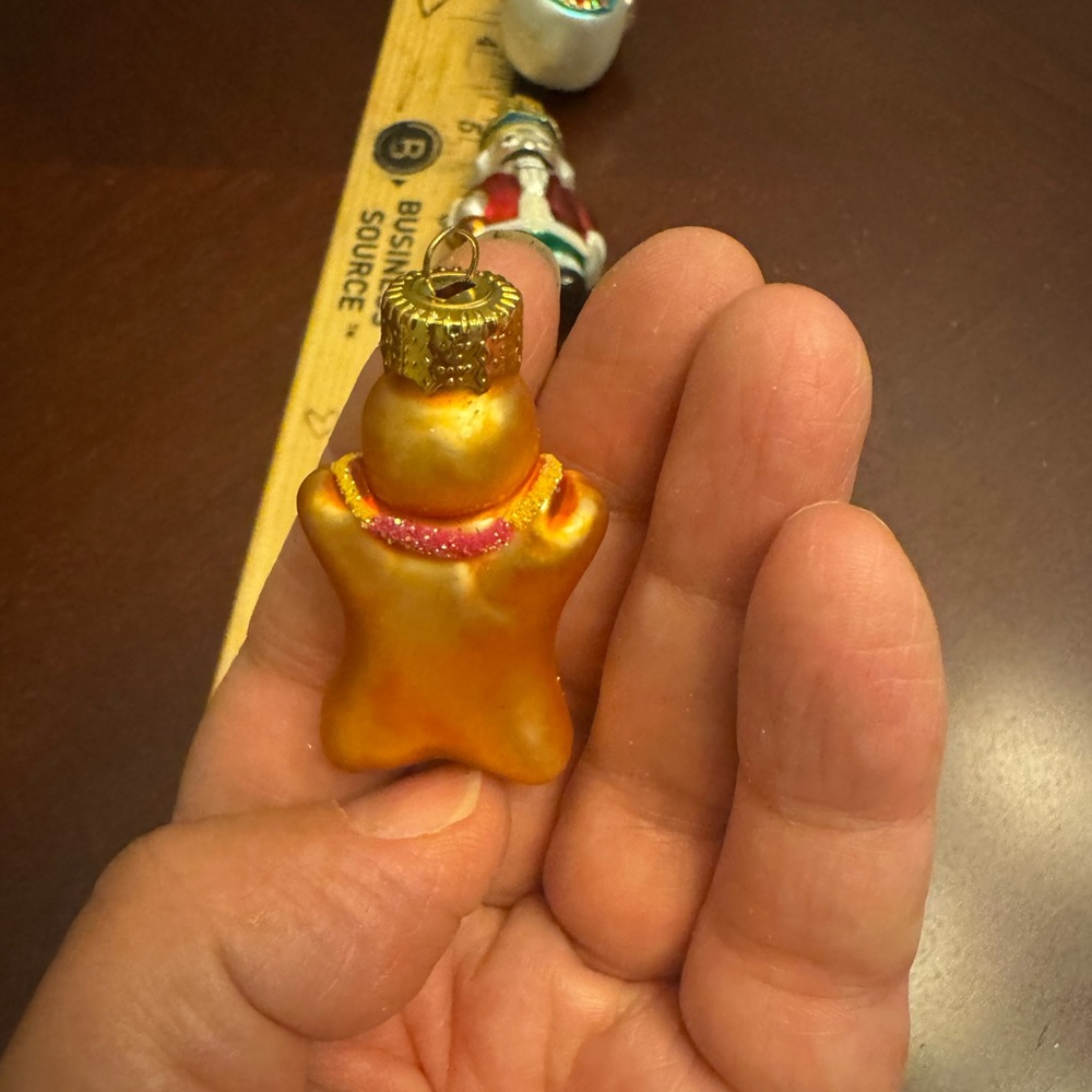 4 Handcrafted glass ornaments - Picture 3 of 12